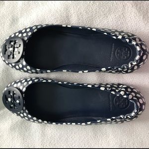 Tory Burch Reva Polka Dot Flat Size 8